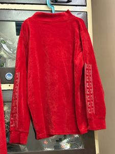 Red Velvet Lounge Set