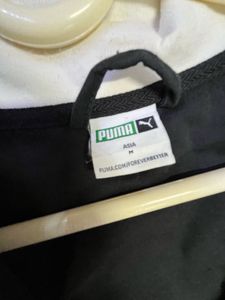 puma international black jacket