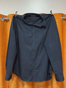 Classic Black Button-Down Shirt