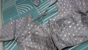 Gray Blouse