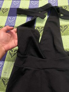 Black Halter Jumpsuit