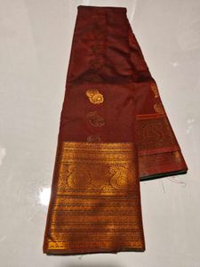 Elegant Maroon Saree