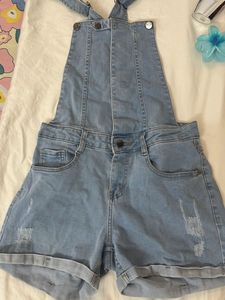 Denim Overalls Shorts/Dungaree