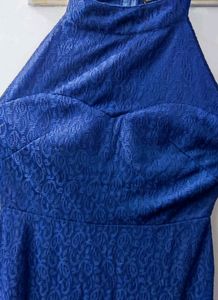 Nave Blue Lace Maxi Dress