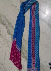 Striped Blue &amp; Pink Scarf