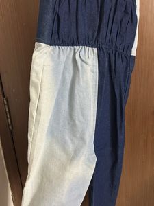 Trendy Denim 2 Shaded Long Dungree