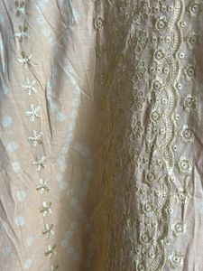 3 Kurti Set- KurtDupatta And Salwaar Good Conditio