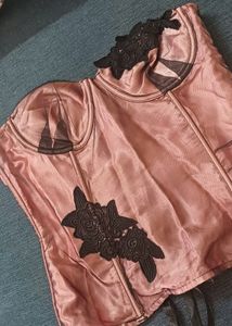 Y2K Asymmetrical Corset Top