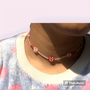 Seed bead Necklace ❤🦋🌻