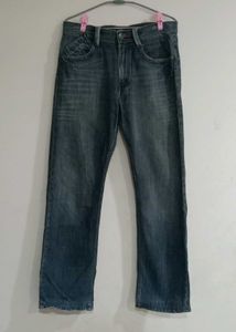 Blue Straight Denim Jeans