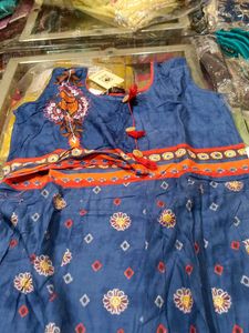 Floral Print Ethnic Kurta