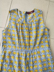 Sangria Kids Patterned Sleeveless Jumpsuit