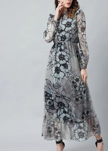Floral Print Maxi Dress
