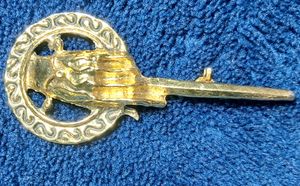 GoT Hand of the King Gold Tone Brooc