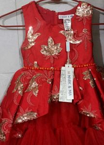 Girls Embellished Fit &amp; Flare Dress
