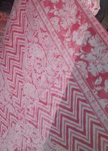3pcs suit in Pink and white