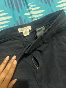 Chic Navy Blue Pants- Formals