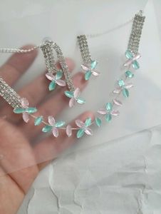 4 Pc Ad Stone Choker Set
