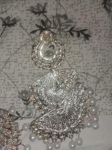 Statement Silver Earrings
