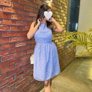 Floral Print Mini Dress