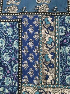 Sassafras Blue Floral Print Dress