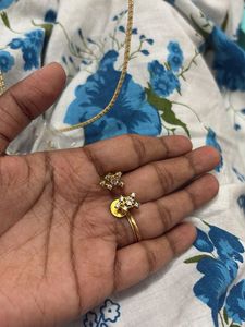 Elegant Gold-Plated Necklace And Earring Set