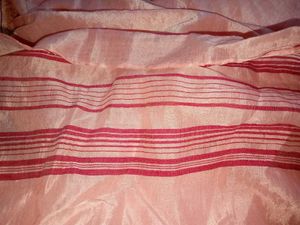 Peach Moslin Fabric Saree For Festival