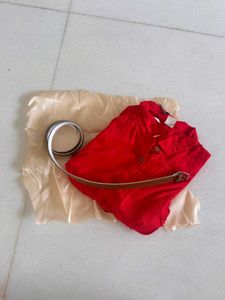 🍒CherryJumpSuit With Belt