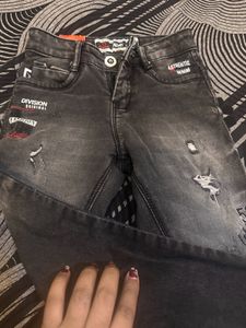 Denim Grey Jeans For Boys