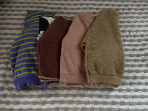 Warm fleece sweatshirt combo