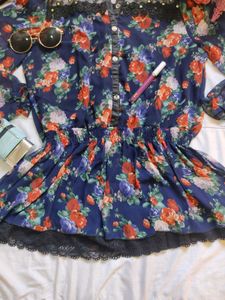 Floral Print Blouse