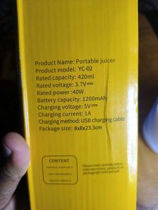 Portable Electric Juicer Blender