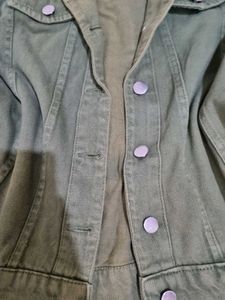 Green Denim Jacket