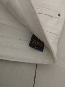 White Straight Leg Jeans