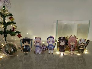 Cute Genshin Papercraft Characters