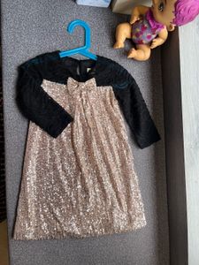 Champaigne Sparkly Party Dress