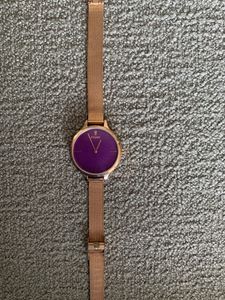 Fjord Watch Rose gold purple Dial