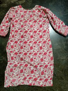 Floral Print Kurta