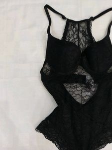 ⛓️🕷🩸Grunge Goth Mesh Bralette Bodysuit Top