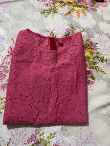 VeryAffordable Carrot Red CutSleeve Top,bust-32,30
