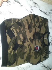 Army Print Pullover