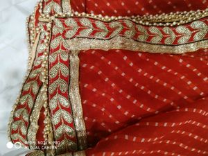 Gota Patti Red Dupatta
