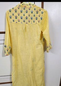Yellow Floral Kurta