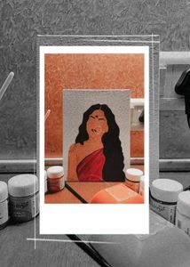 Goddess Painting on Canvas