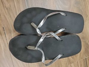 Black Flip Flops
