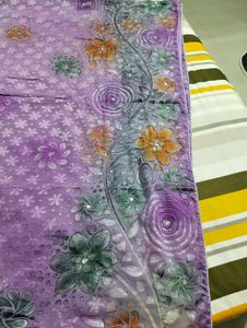 Braso Sari With Stitch Blouse