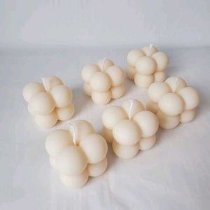Pack Of 4 Bubble Candle