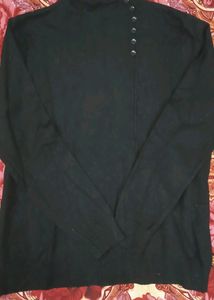 A Black Soft Warm Sweater For U