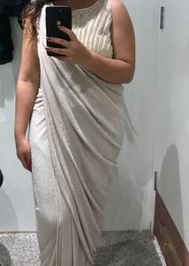 Instant Shimmer Saree