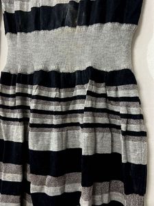 Striped Knit Mini Dress